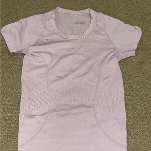 Lululemon baby pink swiftly tech top